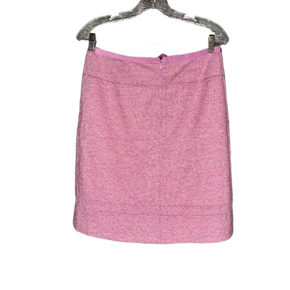 INC International Concepts Pink Wool Silk Skirt 8 - Picture 2 of 4